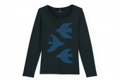 Päälä Longsleeve Peace Doves - Black