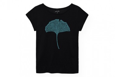 Päälä T-Shirt Ginkgo - Black