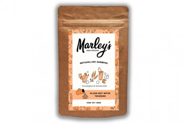 Marley's Shampoo vlokken – Eucalyptus & Groene klei – voor vet haar