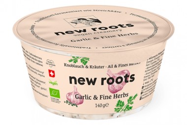 New Roots Plantaardig Alternatief voor Smeerkaas : Garlic & Fine Herbs